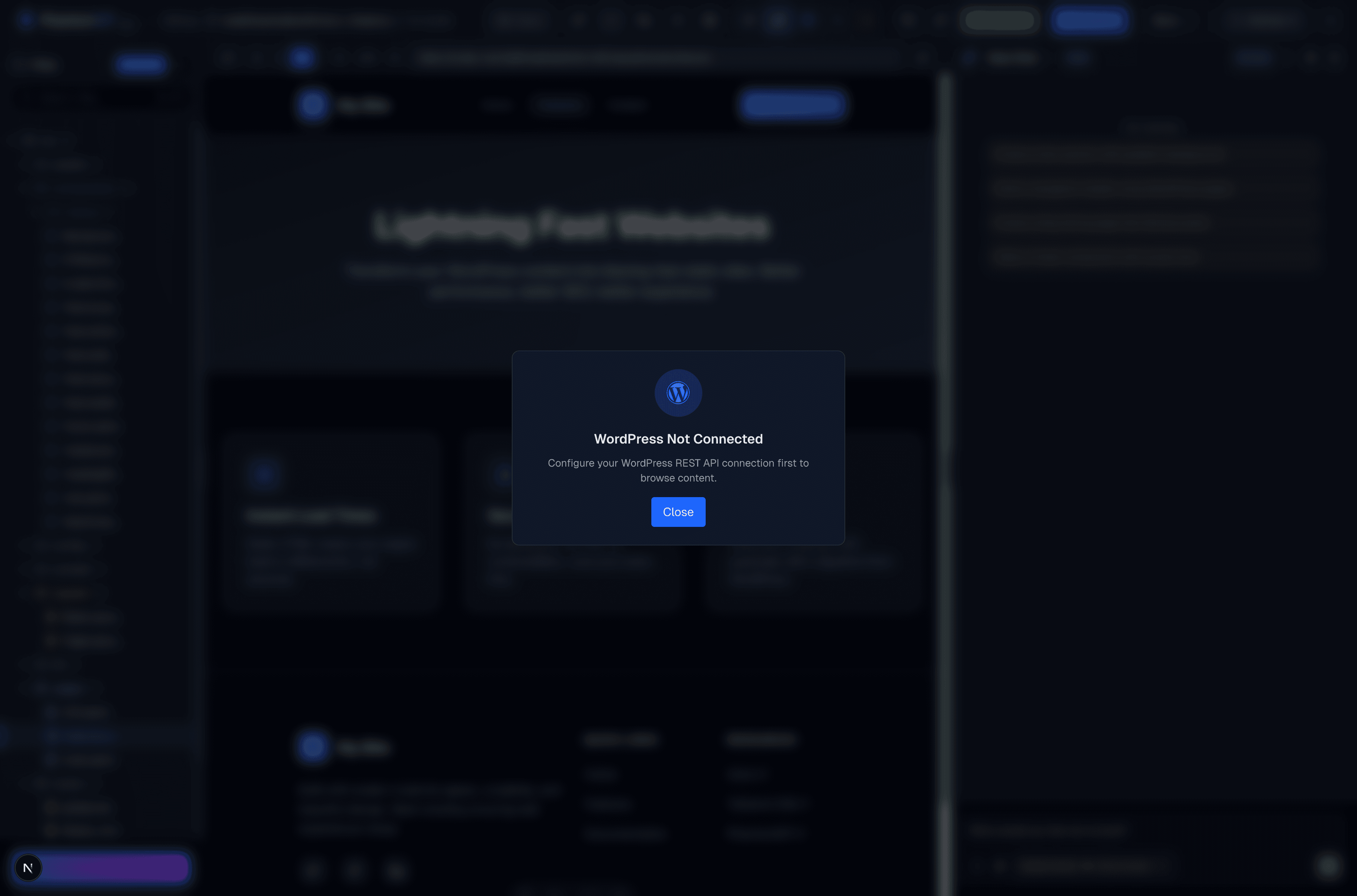WordPress Connection
