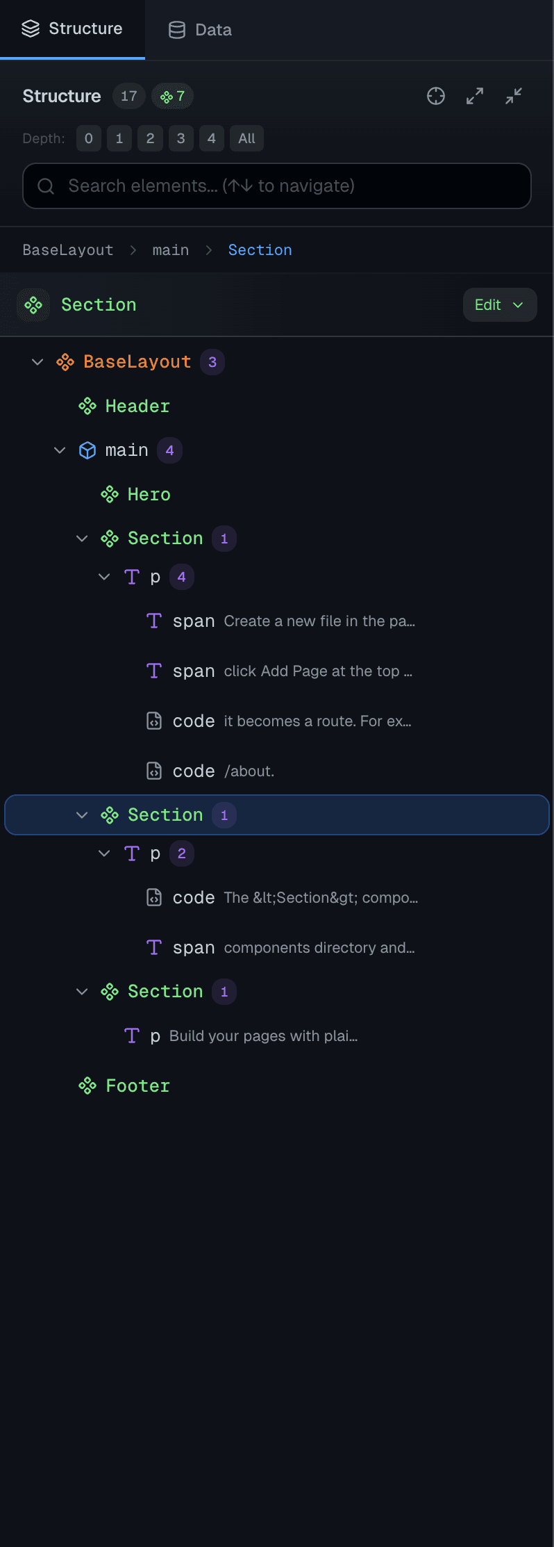 HTML Tree View
