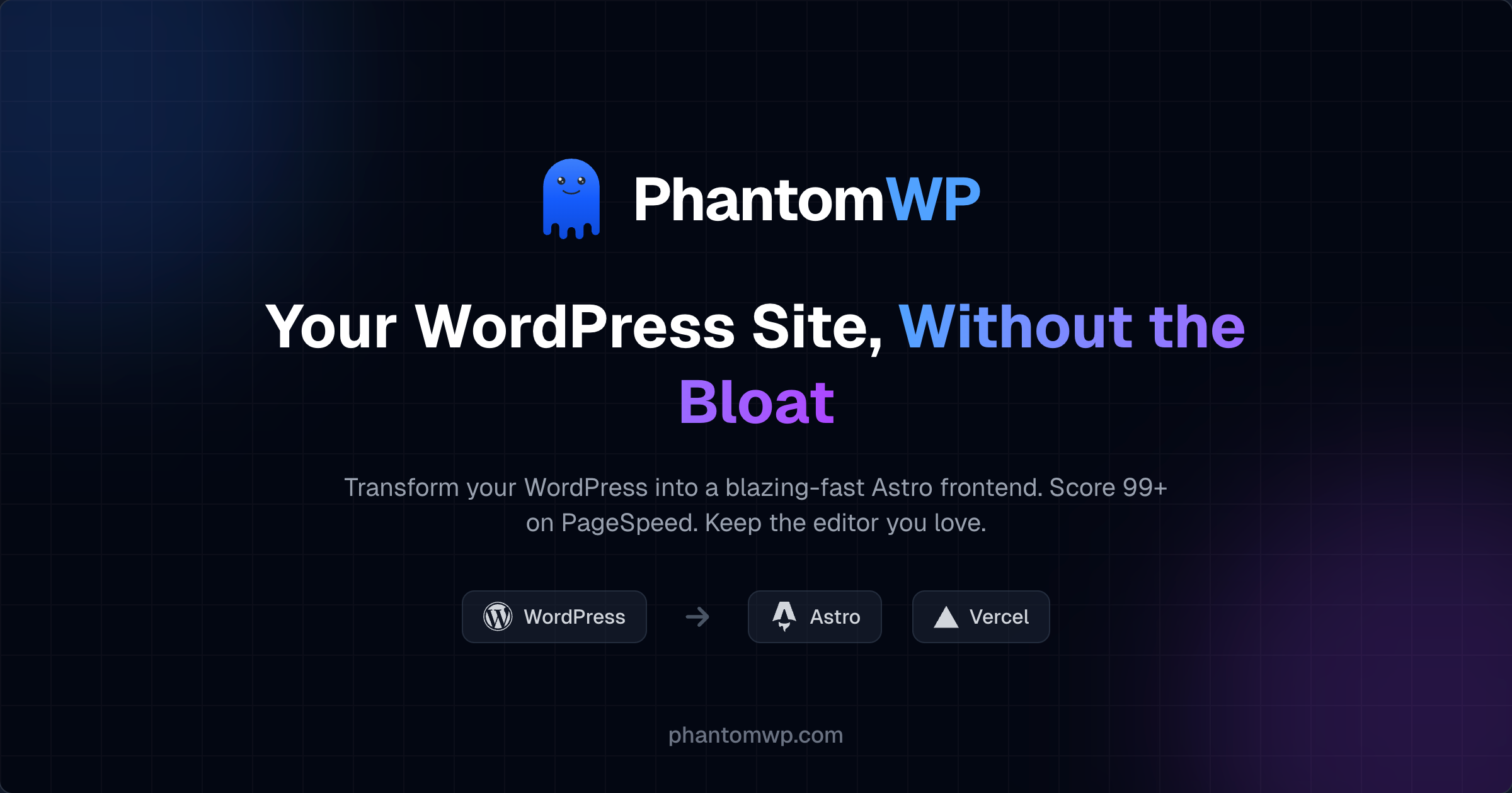 PhantomWP - Headless WordPress with Astro